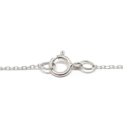Collier grappe diamants or blanc