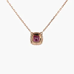 Collier Grenat rhodolite Diamants