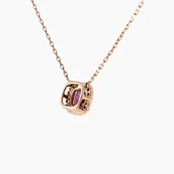 Collier Grenat rhodolite Diamants