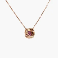 Collier Grenat rhodolite Diamants
