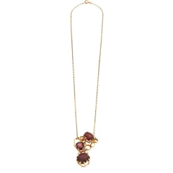 Collier Grenats Diamants