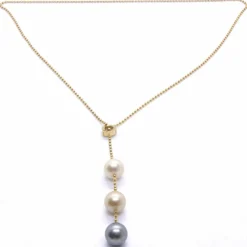 Collier GRETA or, perles des mers du Sud