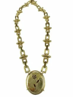 Collier Grosse Maille Camée