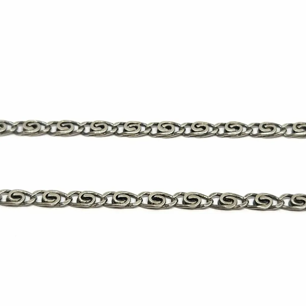 Collier hibou grenats argent
