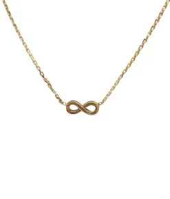Collier "infini" or jaune 18 carats