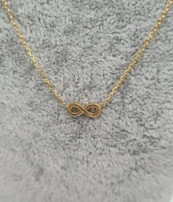 Collier "infini" or jaune 18 carats