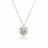 Collier Jana* Upcyclé or, émail & perle