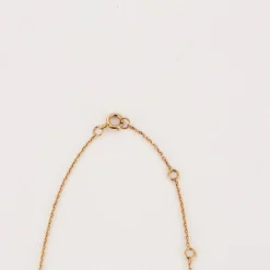 COLLIER L OR ROSE 3 DIAMANTS 0,09ct
