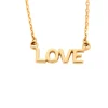 Collier LOVE en Or jaune