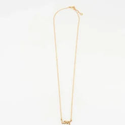 Collier LOVE en Or jaune