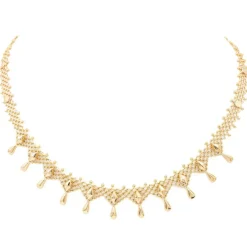 Collier Maille ajourée Or rose