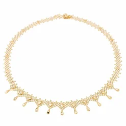 Collier Maille ajourée Or rose