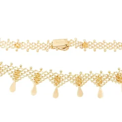 Collier Maille ajourée Or rose