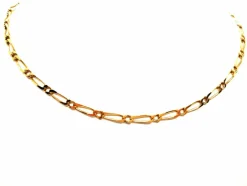 Collier Maille alternée Or jaune