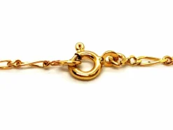 Collier Maille alternée Or jaune Perle