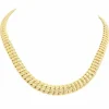 COLLIER MAILLE AMERICAINE EN CHUTE