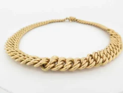 collier maille americaine en or jaune 18k 45.7gr t49