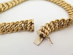 collier maille americaine en or jaune 18k 45.7gr t49