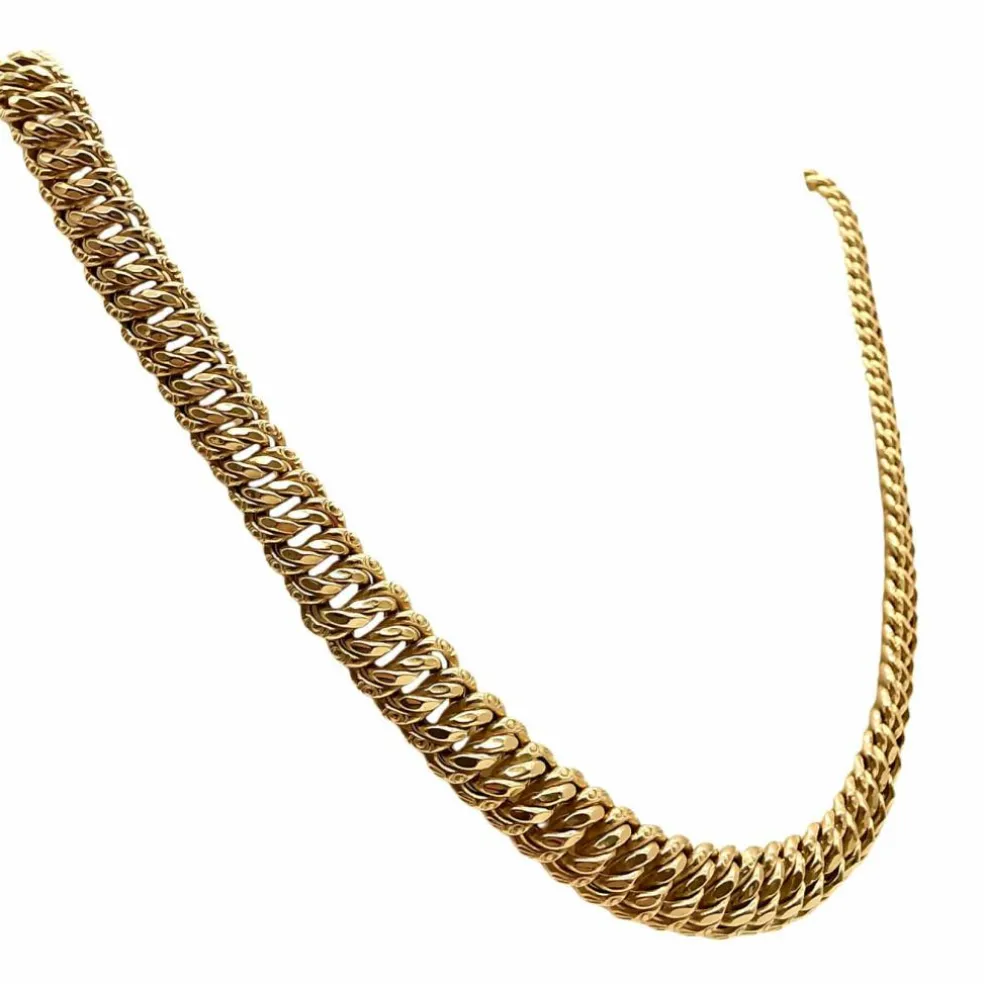 Collier maille américaine