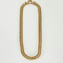 Collier Maille Américaine Plate