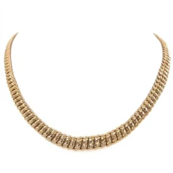 Collier Maille américaine Or jaune
