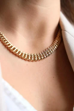Collier Maille américaine Or jaune