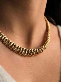 Collier Maille américaine Or jaune