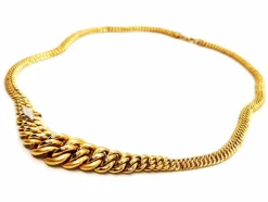 Collier Maille américaine Or jaune