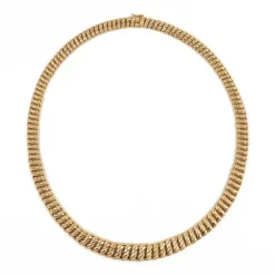 Collier Maille américaine Or jaune