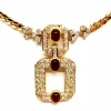 Collier Maille anglaise Or jaune Rubis