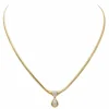 Collier Maille anglaise Or jaune Diamant