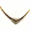Collier Maille anglaise Or jaune Diamant