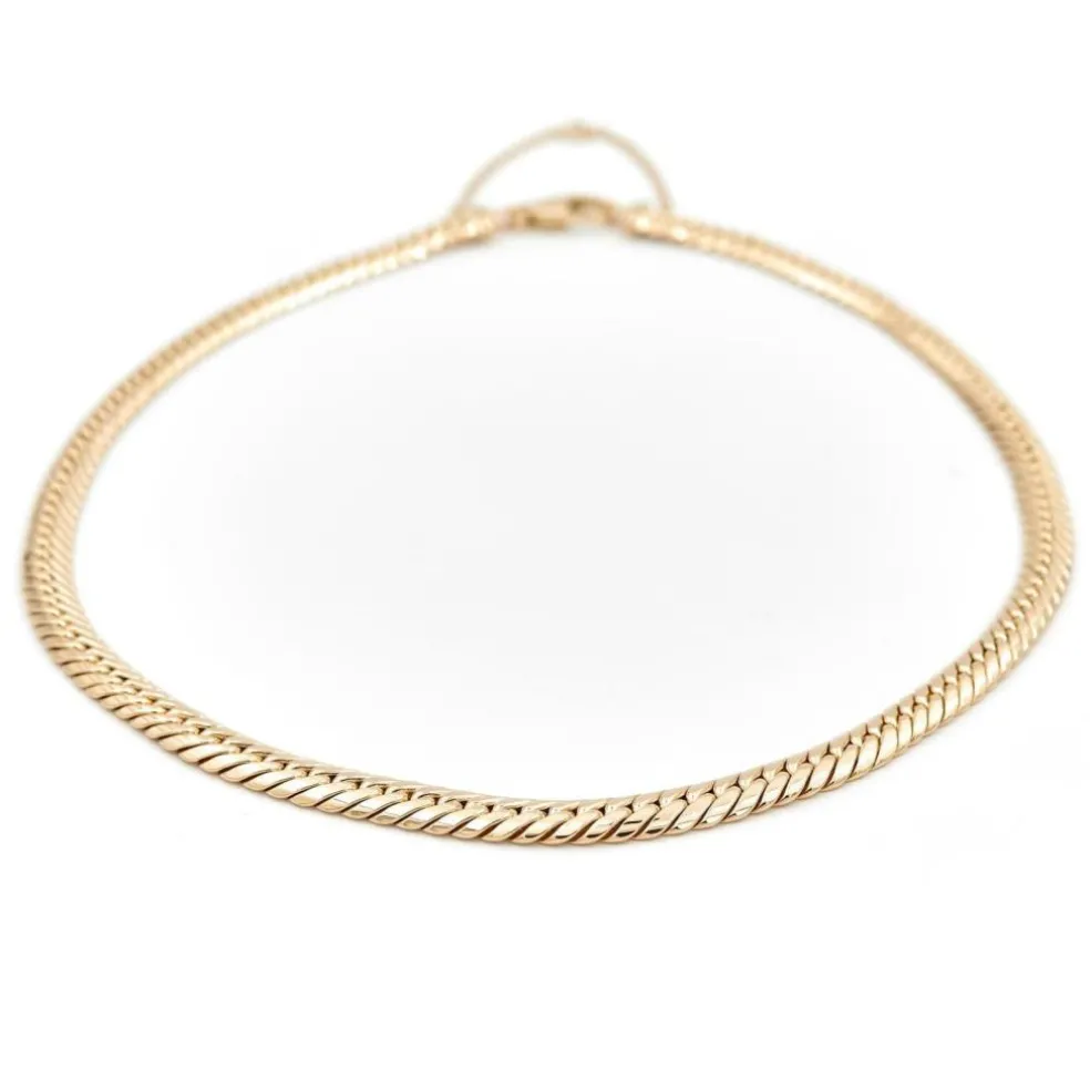 Collier Maille anglaise Or jaune
