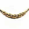 Collier Maille anglaise Or jaune Diamant