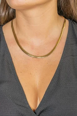 Collier Maille anglaise Or jaune