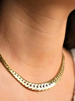 Collier Maille anglaise Or jaune