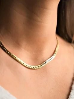 Collier Maille anglaise Or jaune