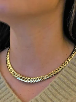 Collier Maille anglaise Or jaune