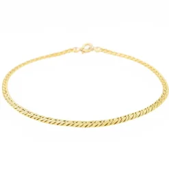 Collier Maille anglaise Or jaune Saphir