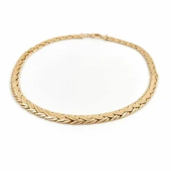 Collier maille anglaise Or jaune