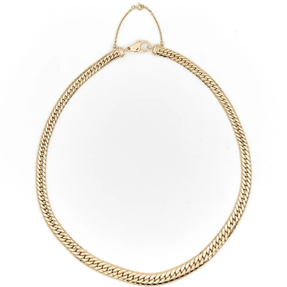 Collier Maille anglaise Or jaune
