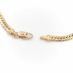 Collier Maille anglaise Or jaune Saphir