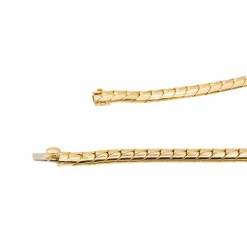 Collier Maille anglaise Or jaune Diamant