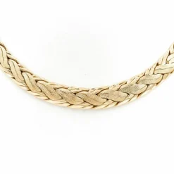 Collier maille anglaise Or jaune