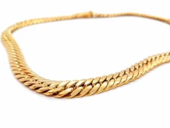 Collier Maille anglaise Or jaune