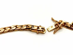 Collier Maille anglaise Or jaune Rubis