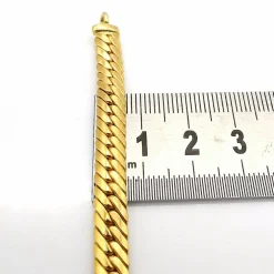 Collier maille anglaise or jaune