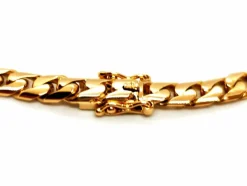 Collier Maille anglaise Or jaune Rubis