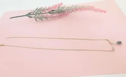 Collier maille Anglaise Saphir Diamants
