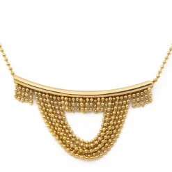 Collier Maille boule Or jaune